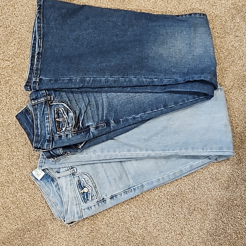 RE GENERATION JEANS CELEBRITY PINK dark and light blue